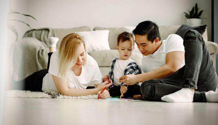 A young family